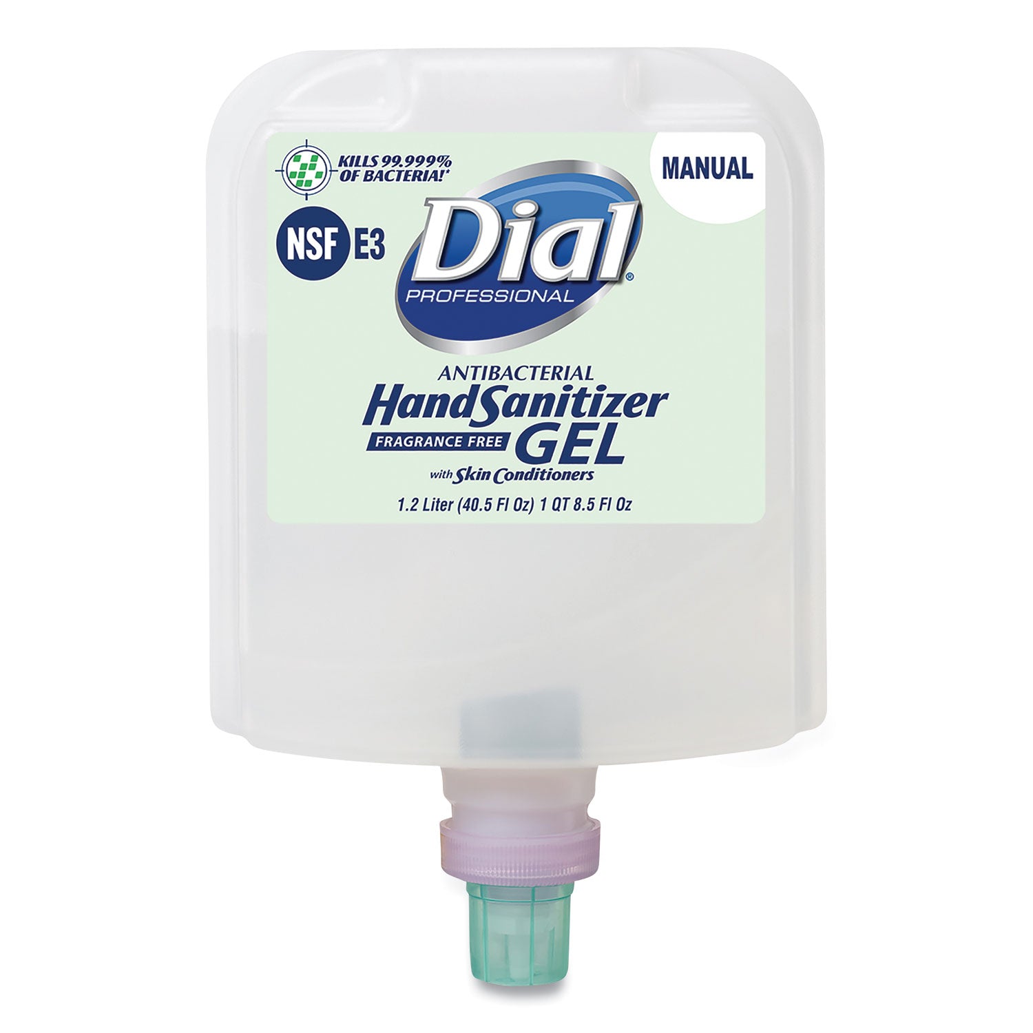 1.27 quart - Bacteria Remover - Hand - Clear - Fragrance-free, Dye-free - 3 / Carton