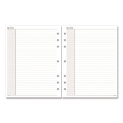 Lined Notes Pages For Planners/organizers, 8.5 X 5.5, White Sheets, Undated