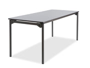 Maxx Legroom™ Wood Folding Table, Gray - 30" x 72"