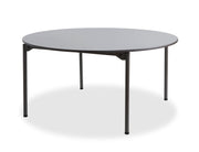Maxx Legroom™ Wood Folding Table, Gray - 60" Round