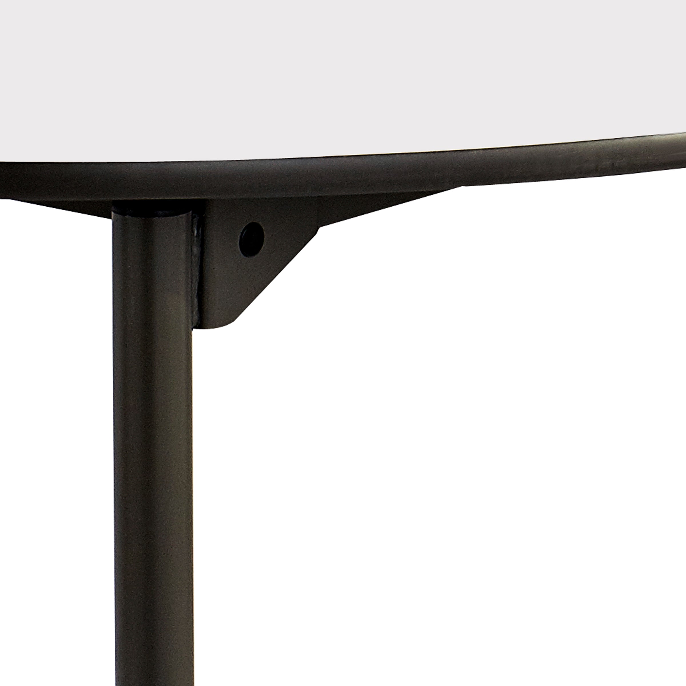 Maxx Legroom™ Wood Folding Table, Gray - 60" Round