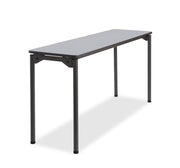 Maxx Legroom™ Wood Folding Table, Gray - 18" x 60"