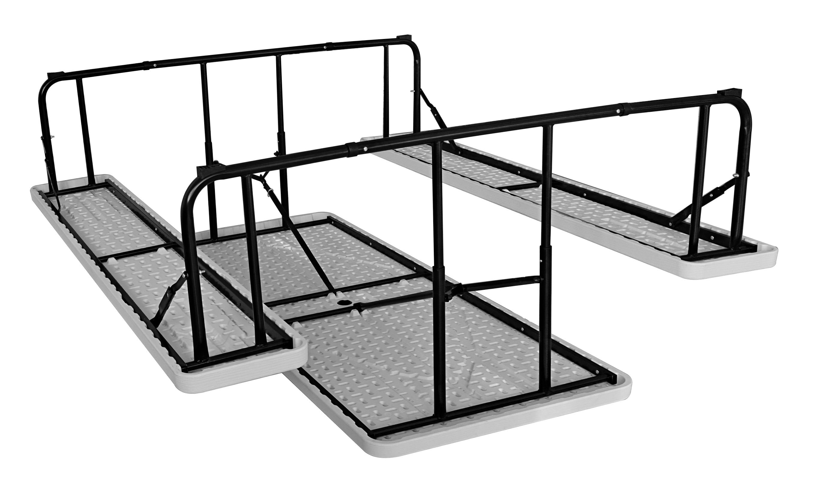 IndestrucTable® Classic Picnic Folding Table, Platinum Granite - 72"