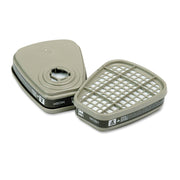 6001 Respirator Cartridge For Certain Organic Vapors, 2/pack