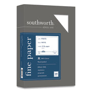 100% Cotton Business Paper, 95 Bright, 24 lb Bond Weight, 8.5 x 11, White, 500/Box