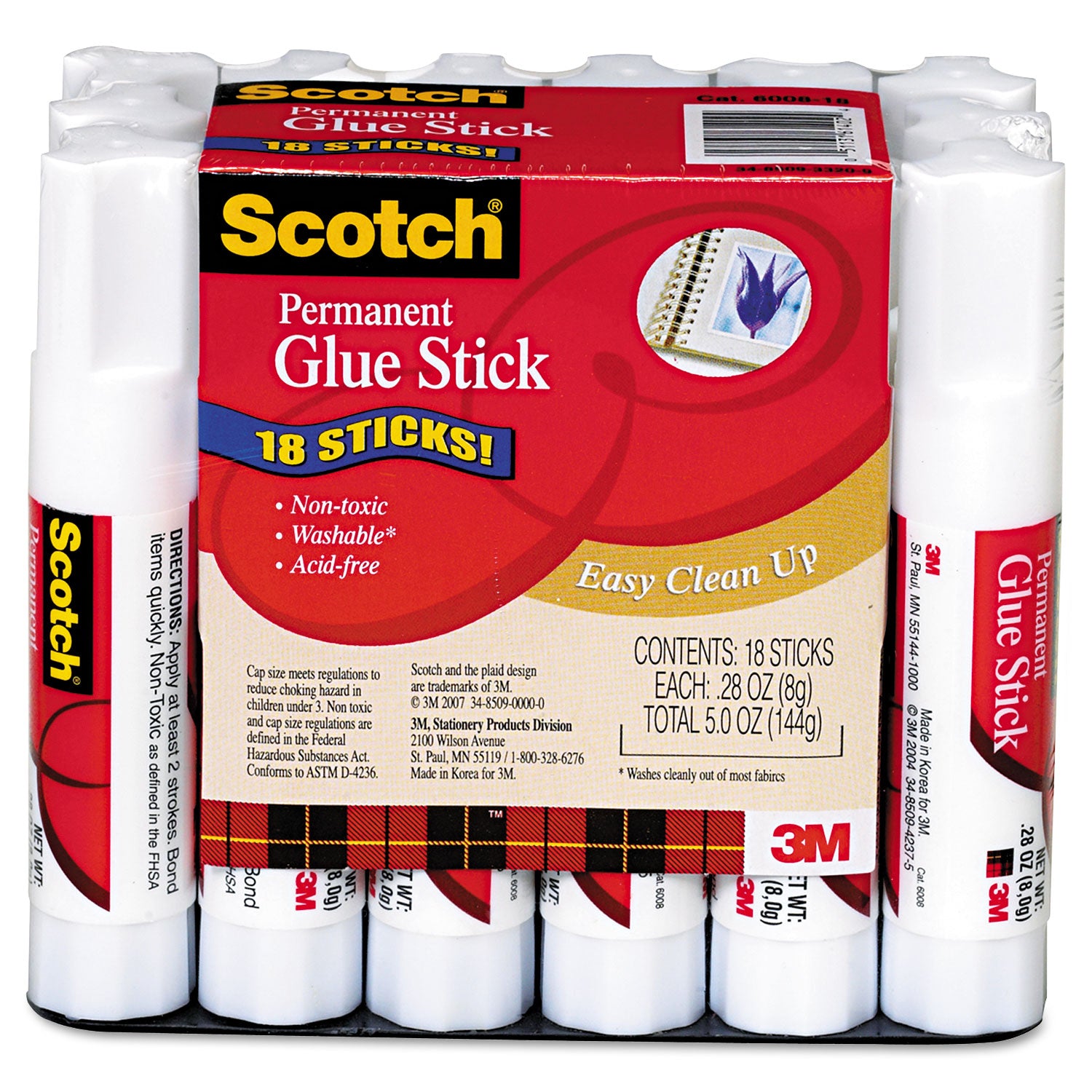 0.28 oz - White - 18 / Pack