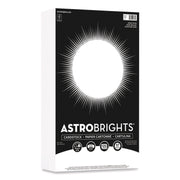 Color Cardstock, 65 lb Cover Weight, 8.5 x 14, Bright White, 125/Pack