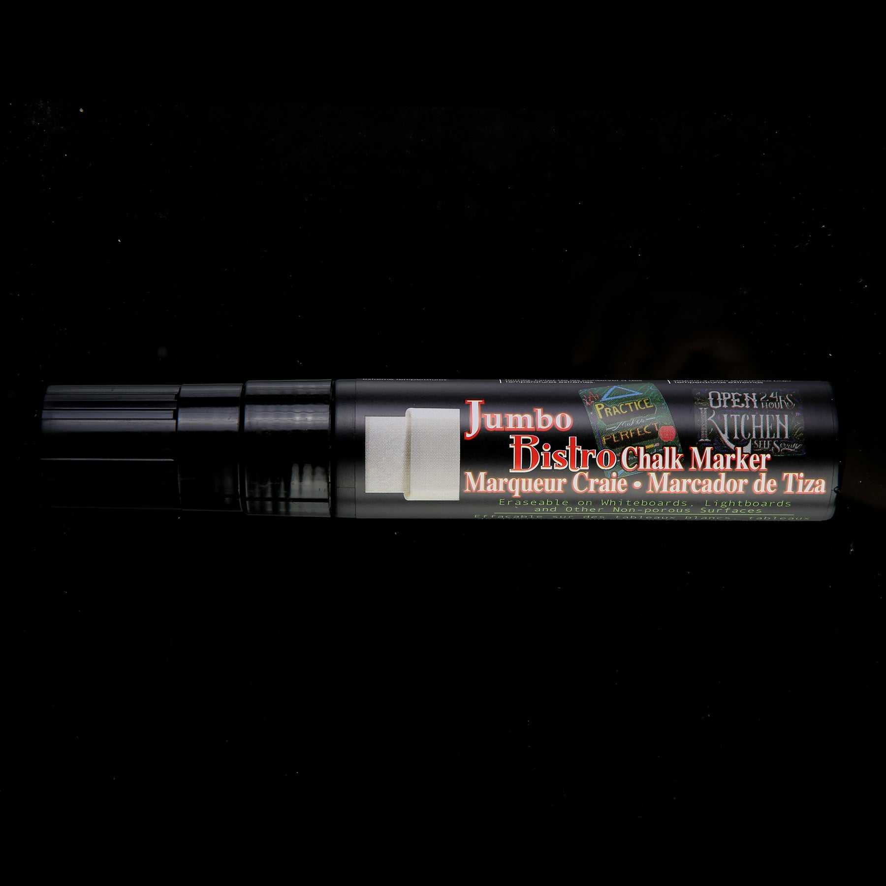 Jumbo Bistro Chalk Marker, 481-S, Black