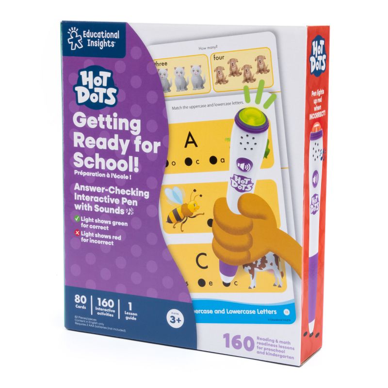 Hot Dots® Jr. Getting Ready for School! Set with Ace Pen