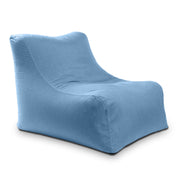 Jaxx Ponce Outdoor Bean Bag Chair - Weather Resistant Patio and Poolside Lounge Seating, Sunbrella Ocean Blue