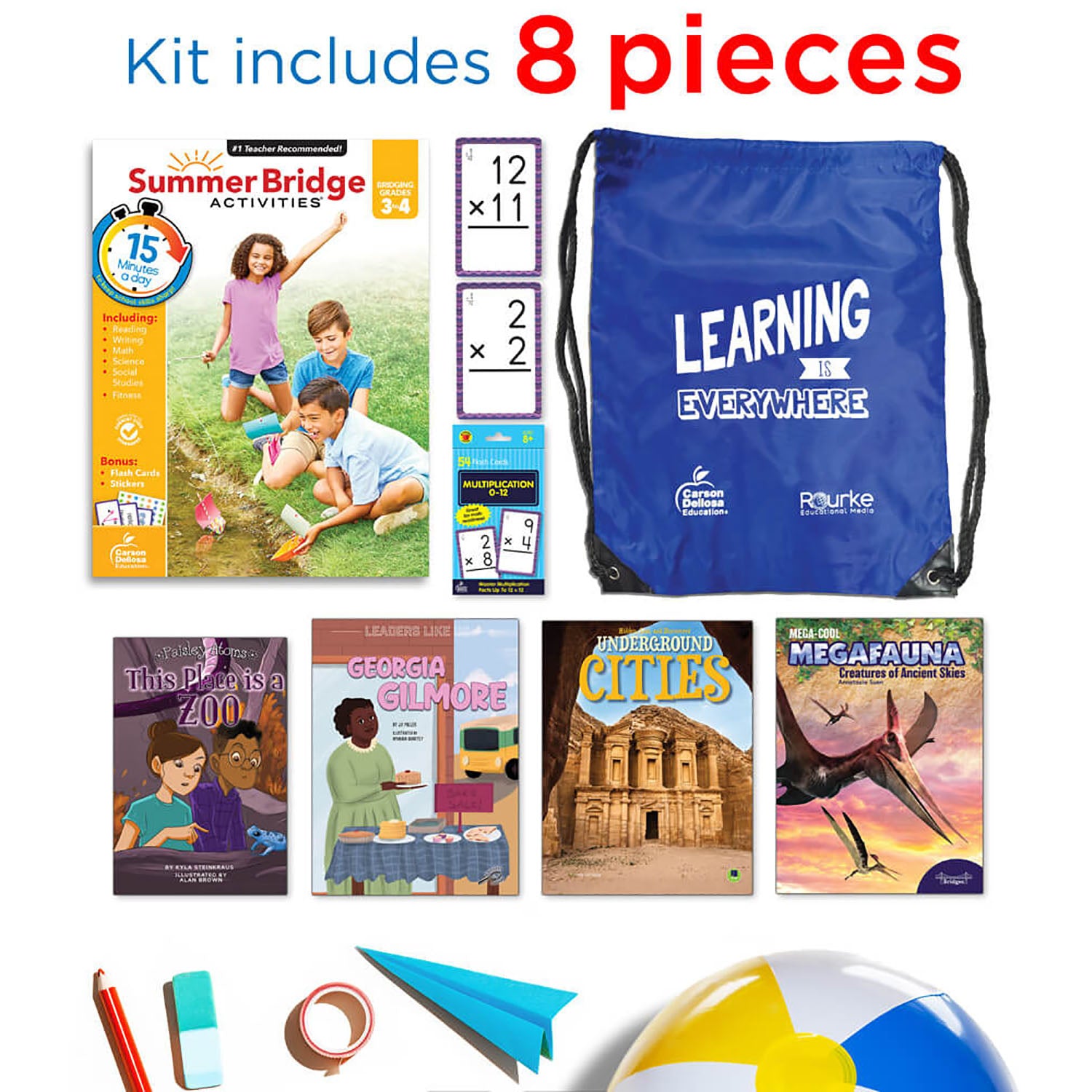Summer Bridge Essentials Backpack, Grade 3-4