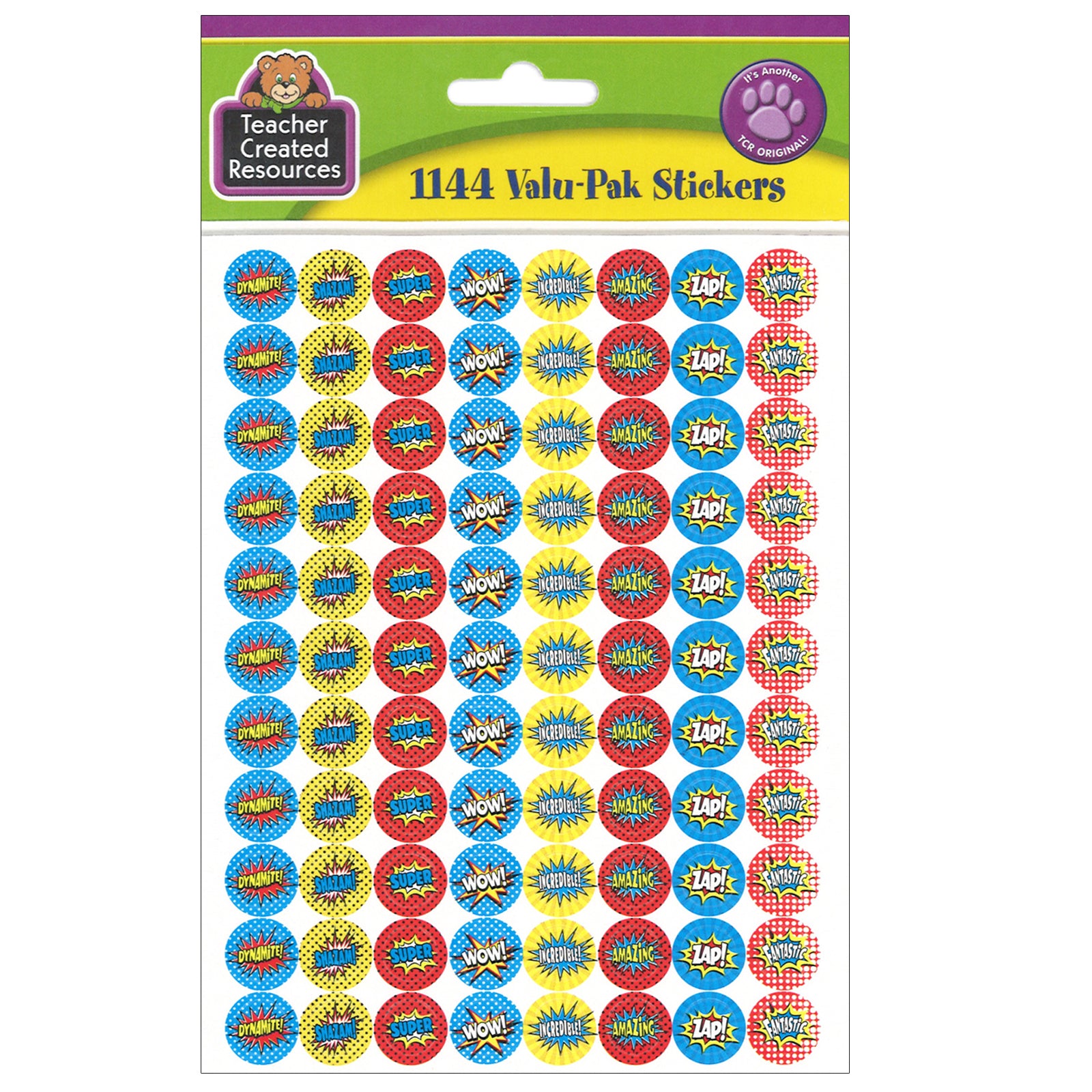 Superhero Mini Stickers Valu-Pak