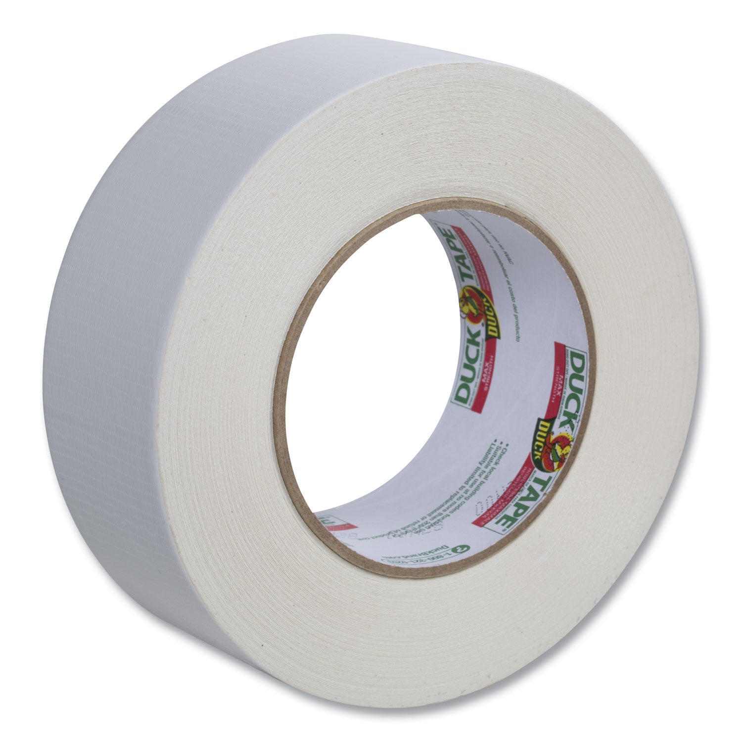 35 yd Length x 1.88" Width - White - Natural Rubber - Polyethylene Backing - For Indoor, Outdoor - 1 Roll