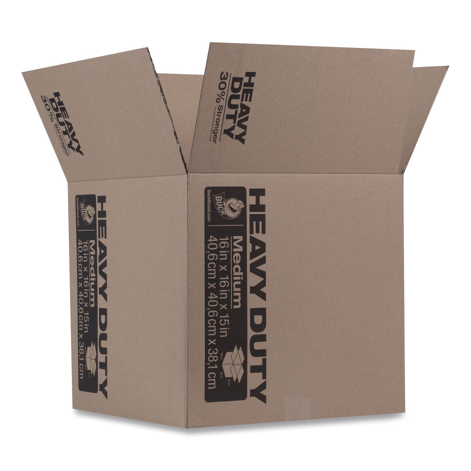 External Dimensions: 16" Width x 15" Depth x 16" Height - 42 lb - Heavy Duty - Brown - 6 / Pack