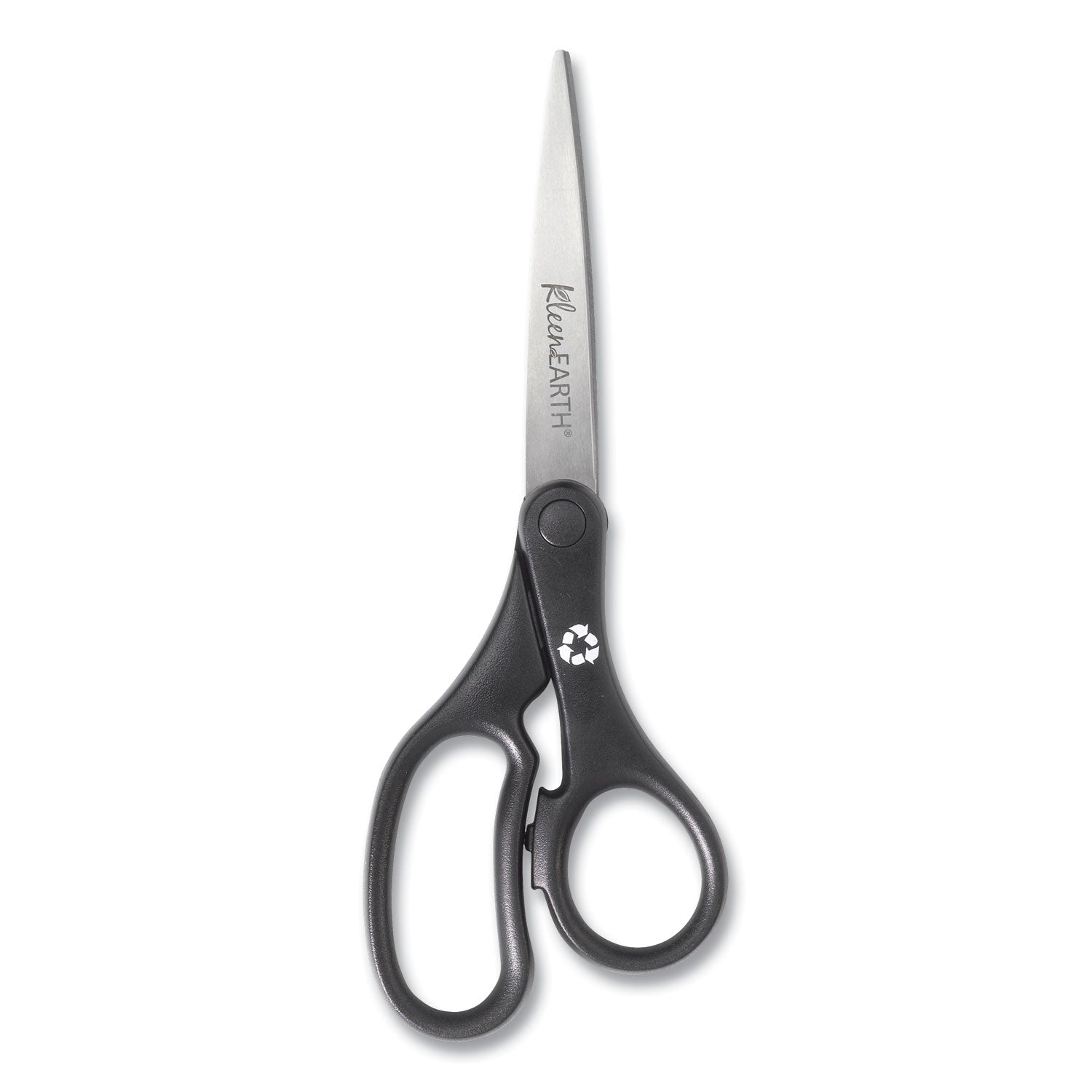 KleenEarth® Basic 8" Scissors, Straight, Black