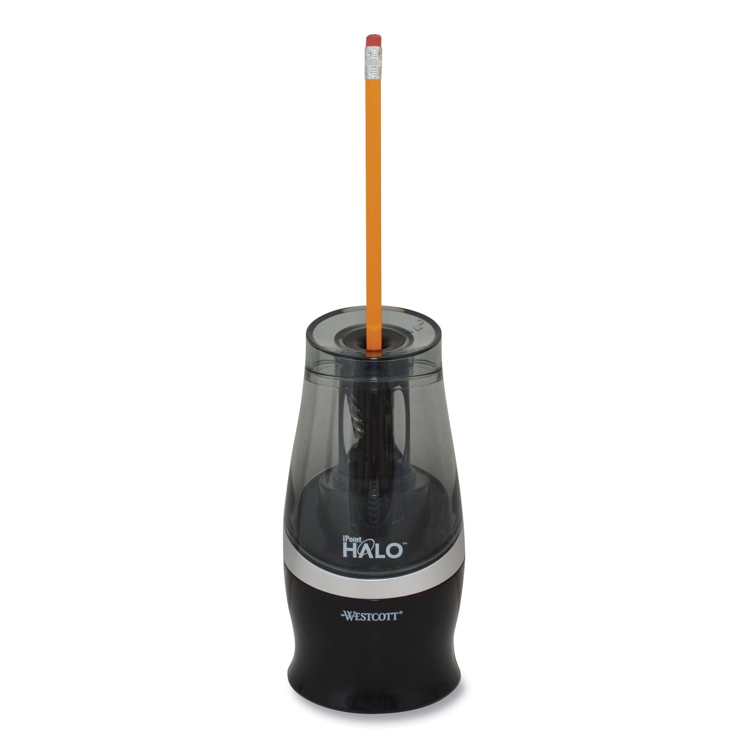 iPoint Halo Electric Pencil Sharpener, Black