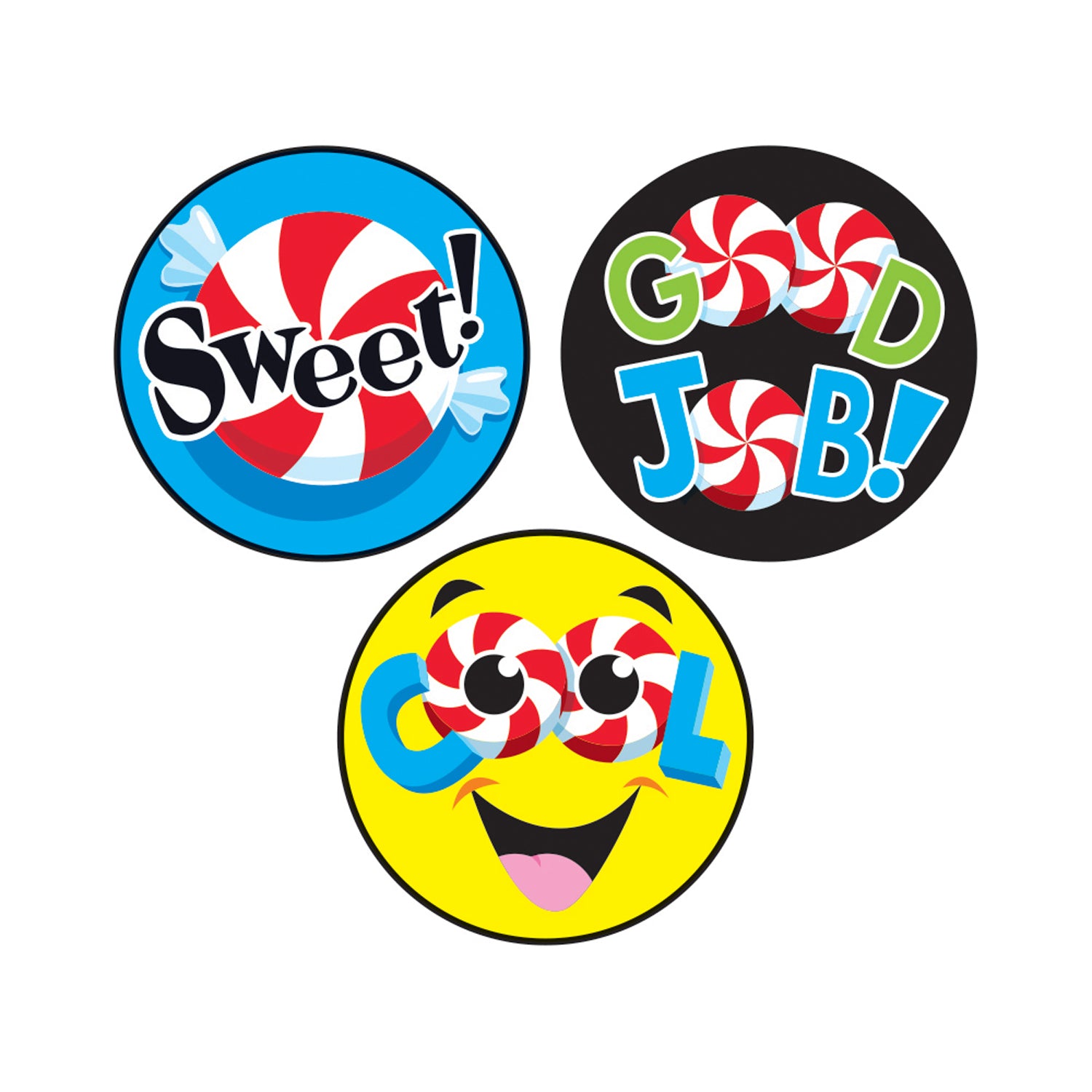 Candy Compli-MINTS/Peppermint Stinky Stickers®, 48 Count