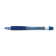 Pentel Quicker Clicker Automatic Pencils - 0.7 mm Lead - #2 - Refillable - Transparent Blue Barrel - 1 Each