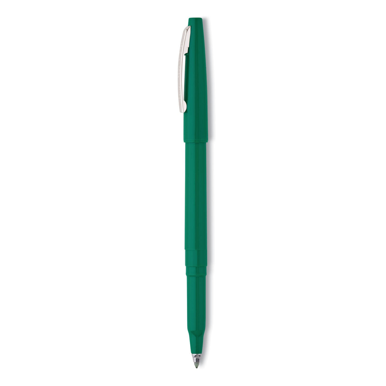 Pentel Rolling Writer Pens - 0.8 mm Medium Pen Point - Green Ink - Green Plastic Barrel - 1 Dozen
