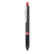 Pentel OH! Medium Point Gel Pens - 0.7 mm Medium Pen Point - Red Ink - Gel-based - Carbon Fiber Barrel - 1 Dozen