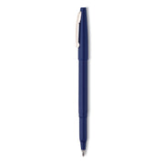 Pentel Rolling Writer Pens - 0.8 mm Medium Pen Point - Blue Ink - Blue Plastic Barrel - 1 Dozen