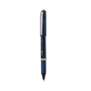 EnerGel EnerGel NV Liquid Gel Pens - 0.5 mm Fine Needle Pen Point - Black Ink - Gel-based - Blue Barrel - Metal Tip - 1 Dozen