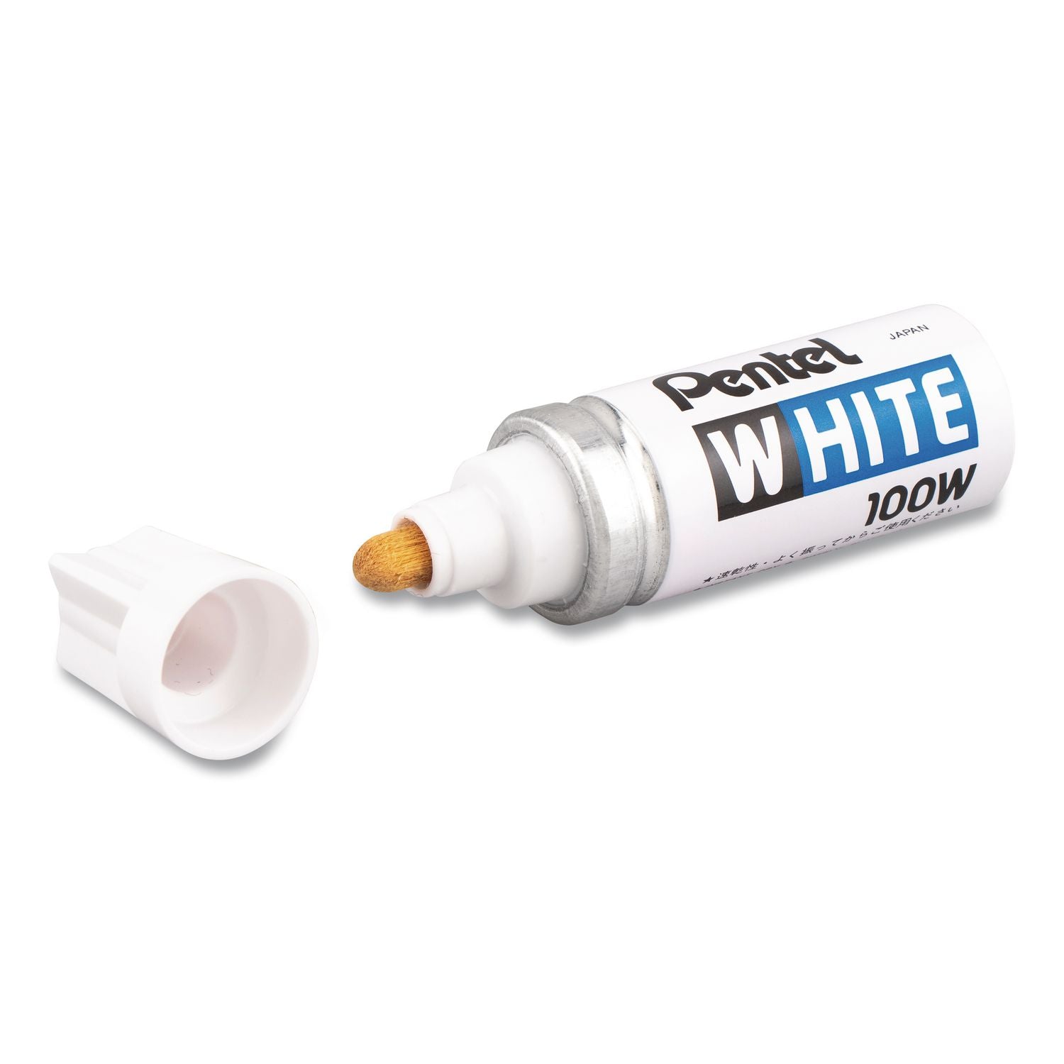 Pentel Felt Tip White Markers - White Ink - 1 Each