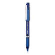 EnerGel EnerGel NV Liquid Gel Pens - 0.5 mm Fine Needle Pen Point - Blue Ink - Gel-based - Blue Barrel - Metal Tip - 1 Dozen