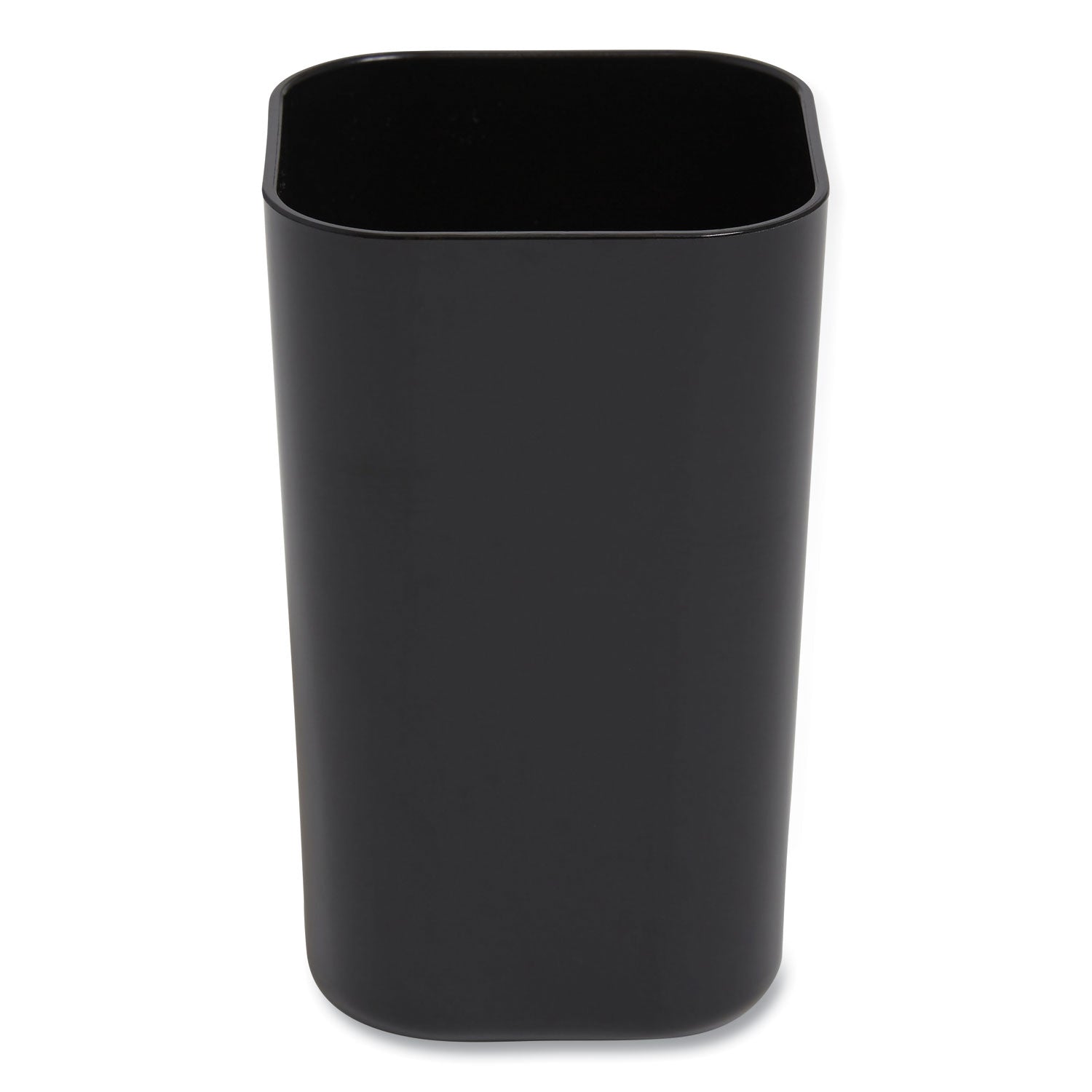 Plastic Pencil Cup, 2.61 X 2.61 X 4.3, Black