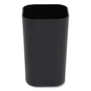 Plastic Pencil Cup, 2.61 X 2.61 X 4.3, Black