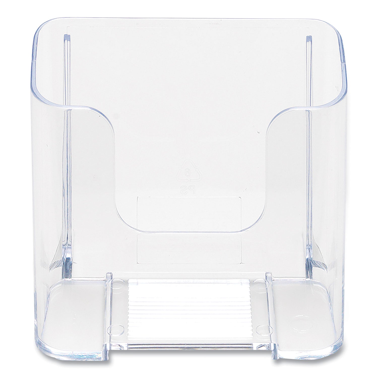 Docuholder For Countertop/wall-Mount, Leaflet Size, 4.37w X 3.25d X 3.87h, Clear