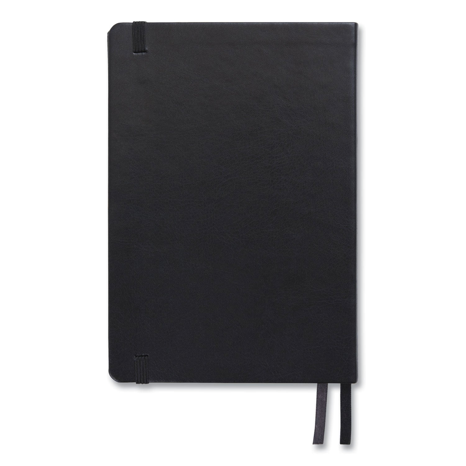 Flexible-Cover Business Journal with Elastic Closure, 1-Subject, Narrow Rule, Black Cover, (128) 8 x 5.5 Sheets