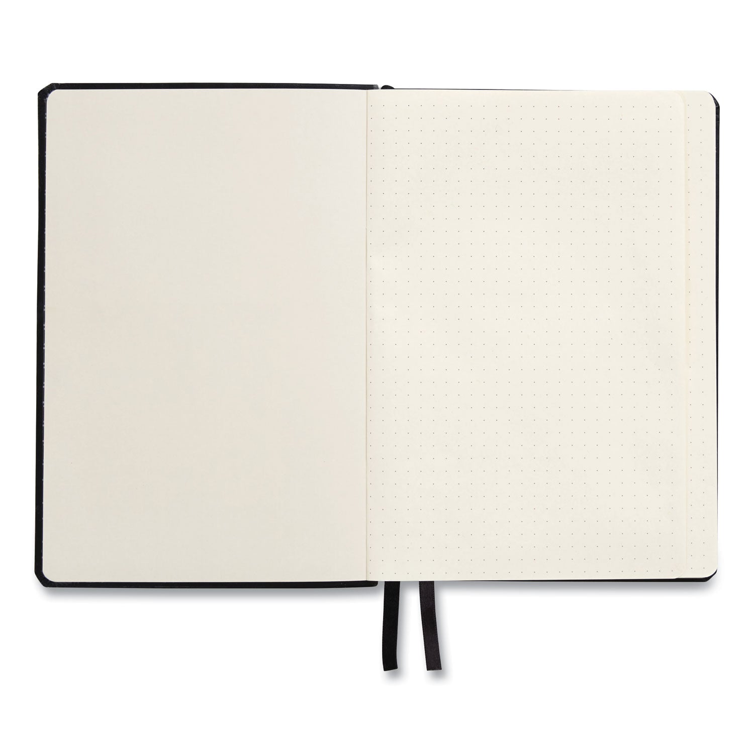 Flexible-Cover Business Journal with Elastic Closure, 1-Subject, Narrow Rule, Black Cover, (128) 8 x 5.5 Sheets