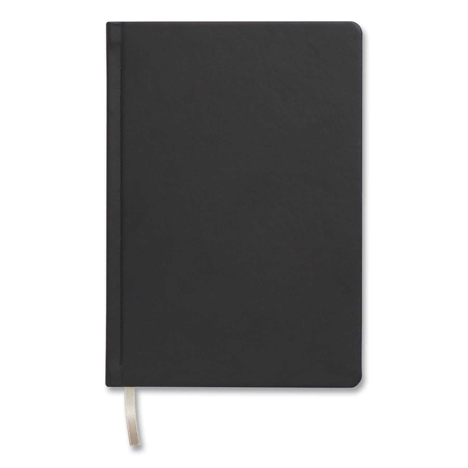 Flexible-Cover Business Journal with Elastic Closure, 1-Subject, Narrow Rule, Black Cover, (128) 8 x 5.5 Sheets