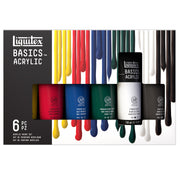 LQ BASICS Acrylic Color 6 x 118ml Tube Set