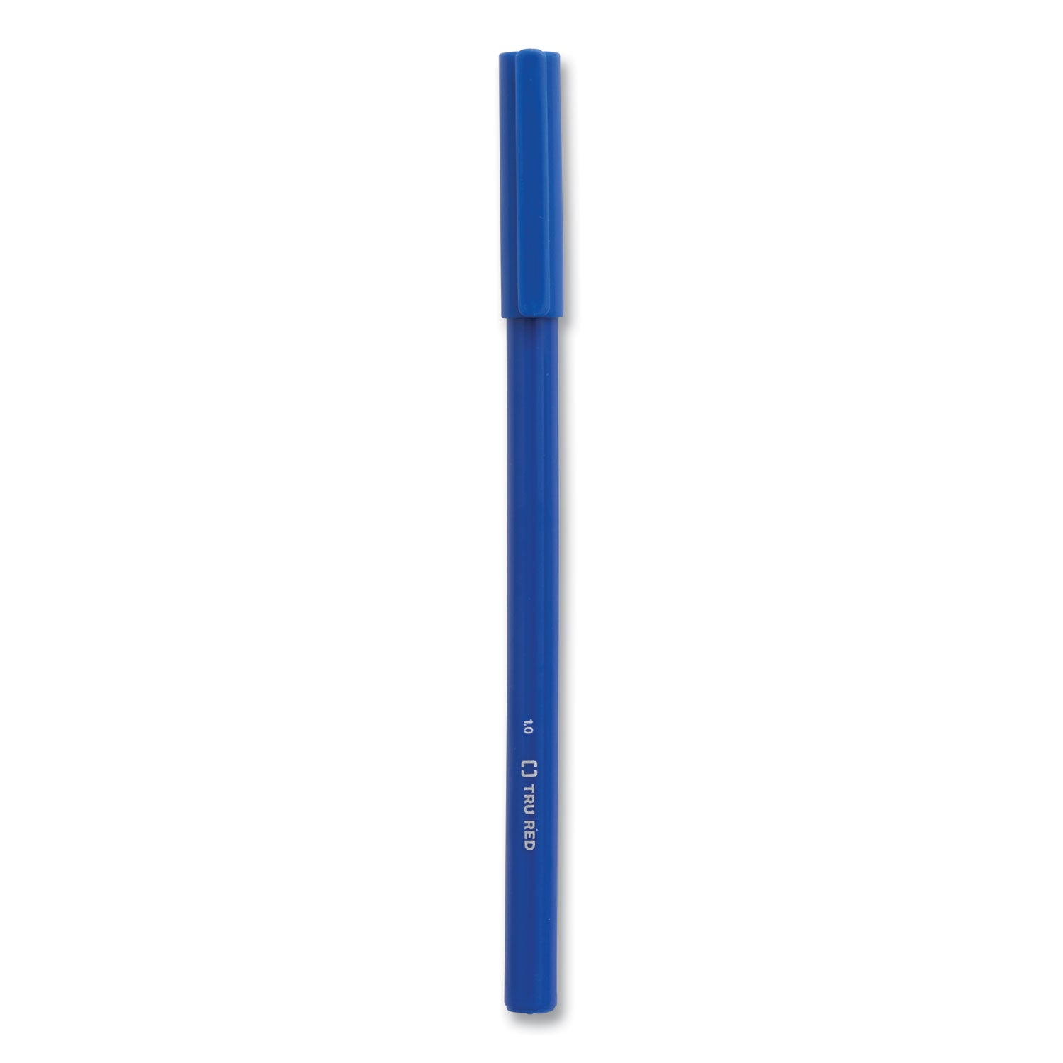 Ballpoint Pen, Stick, Medium 1 Mm, Blue Ink, Blue Barrel, Dozen