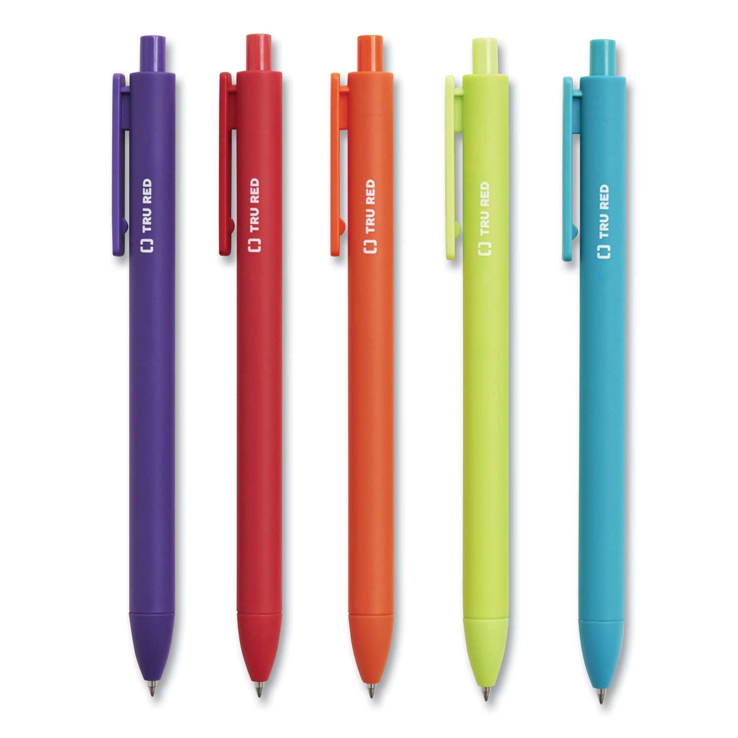 QUICK DRY GEL PEN, RETRACTABLE, MEDIUM 0.7 MM, ASSORTED INK AND BARREL COLORS, 5/PACK
