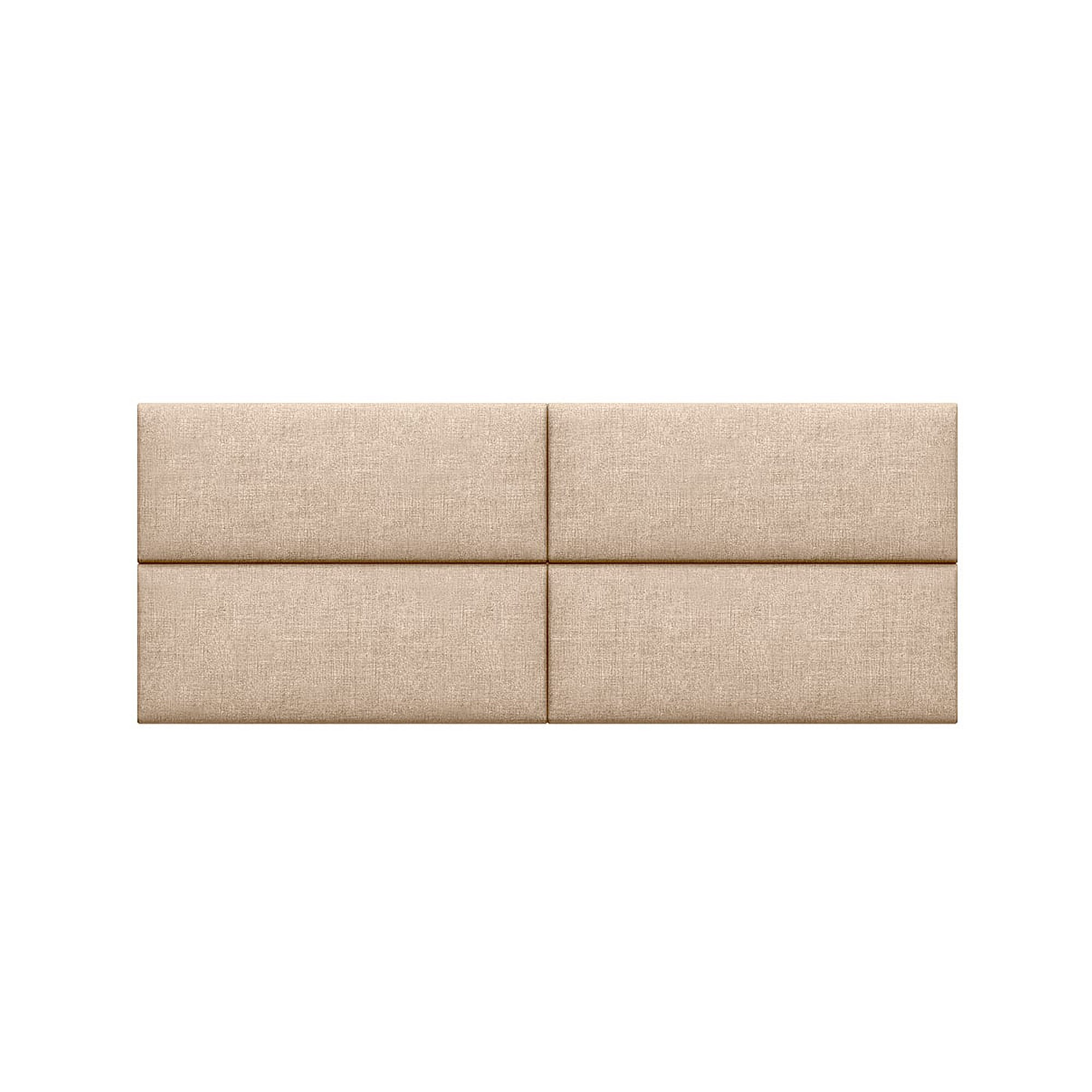 Jaxx Panelist Modern Padded Headboard – Set of 4 Wall Mounted Panels - Queen, Vino Red Microvelvet