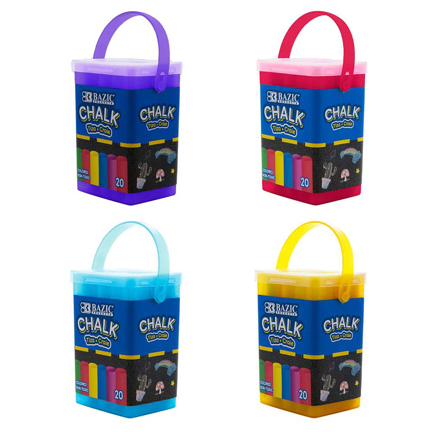 Color Chalk, 20/Bucket