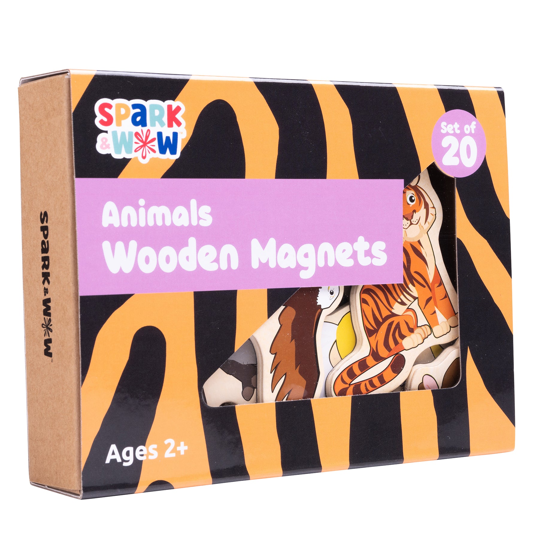 Wooden Magnets- Animals - Set of 20