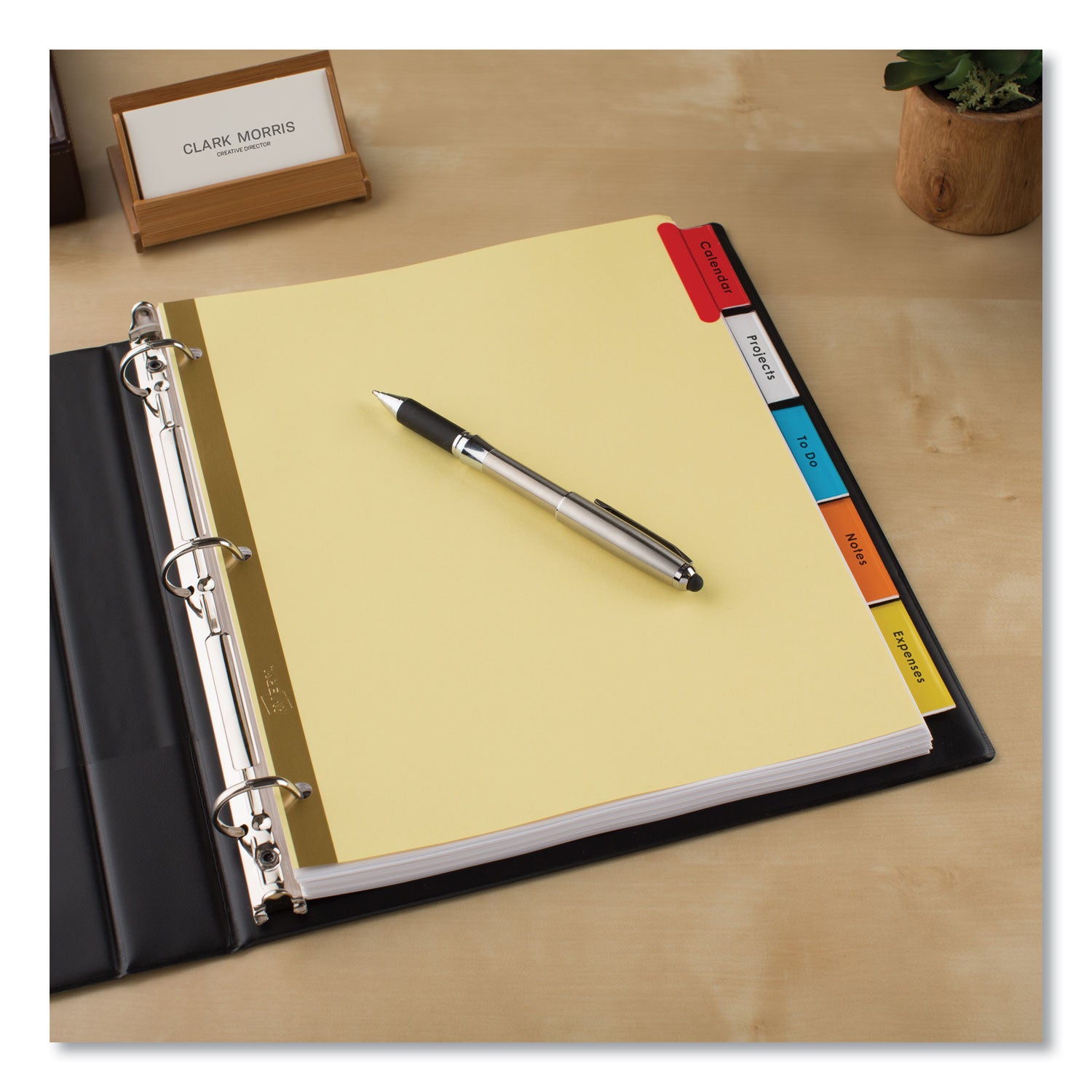 Big Tab™ Insertable Dividers, Buff Paper, 5-Tab Set, Multicolor