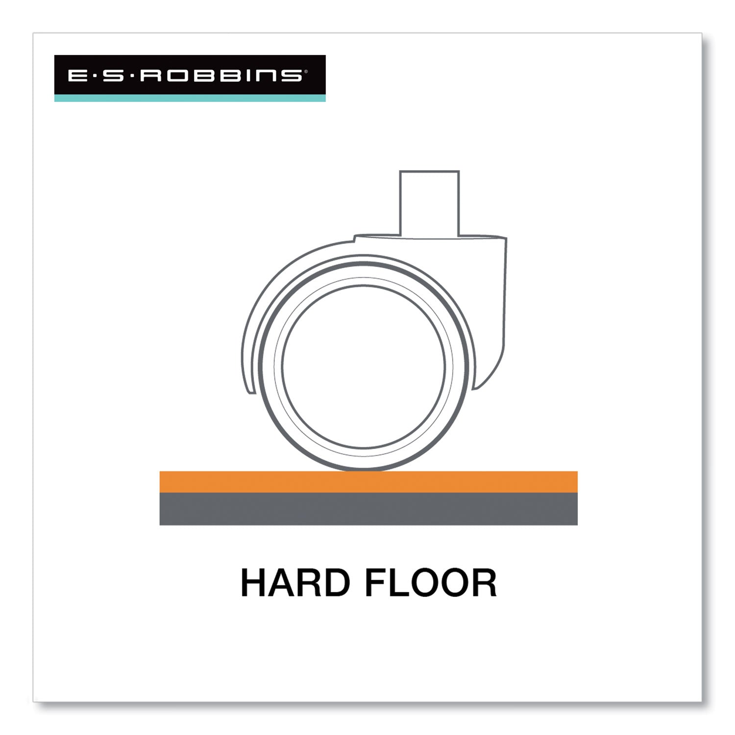 ES ROBBINS Sit or Stand Mat with Lip - Hard Floor36" Width - Lip Size 18" Length x 20" Width - Rectangular - Vinyl, Foam - Clear - 1 Each