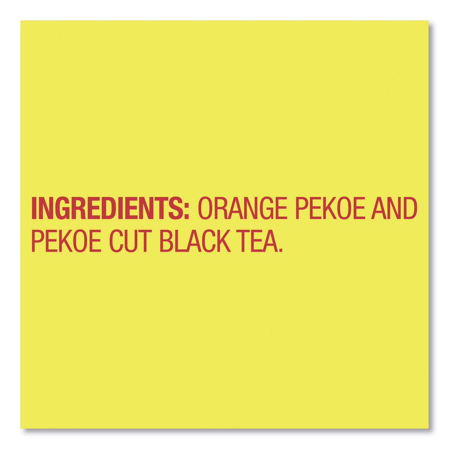 Tea Bags, Black, 100/Box