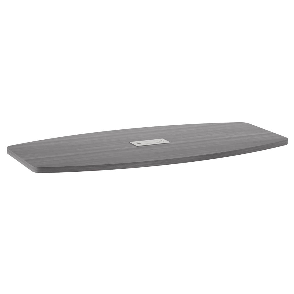 OfficeSource Conference Tables 72" Boat Shaped Top (Top Only) - Coastal Gray