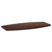 OfficeSource Conference Tables 72" Boat Shaped Top (Top Only) - Mahogany