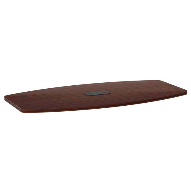 OfficeSource Conference Tables 72" Boat Shaped Top (Top Only) - Mahogany