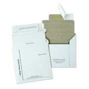 Quality Park Foam Lined Disk/CD Mailers - Disc/Diskette - 5 1/8" Width x 5" Length - Self-sealing - White - 25 / Box
