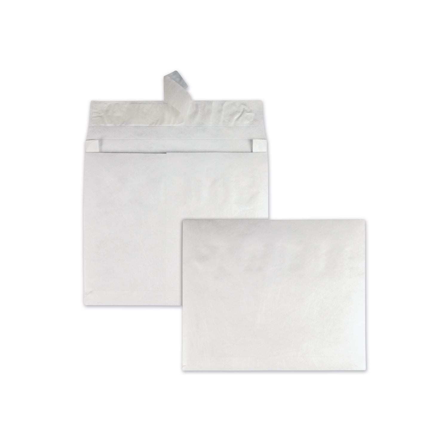 Survivor&reg; 10 x 13 x 2 DuPont Tyvek Expansion Mailers with Self-Seal Closure - Expansion - 10" Width x 13" Length - 2" Gusset - 18 lb - Peel & Seal - White - Tyvek - 100 / Carton