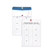 Inter-department - #13 1/2 - 10" Width x 13" Length - 28 lb - String/Button - White - 100 / Box