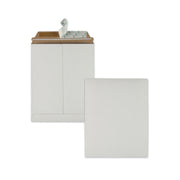 Quality Park Sturdy Fiberboard Photo Mailers - Document - 9" Width x 11 1/2" Length - Self-sealing - White - Fiberboard - 25 / Box